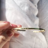 simpleハンドメイド　細いバングル