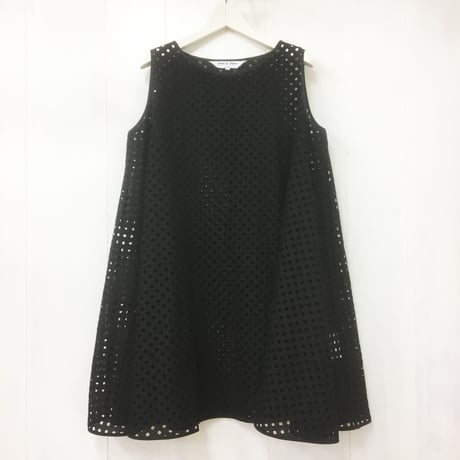 Flared Lace Top / Black