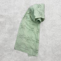pdJ Light Weight Cotton Shawl / Celadon