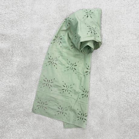 pdJ Light Weight Cotton Shawl / Celadon