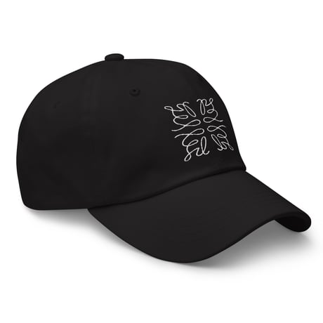 pdJ Dad Hat "Monogram" / Black