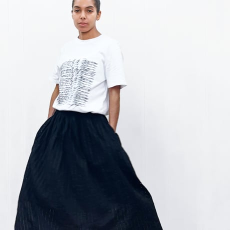 Unisex Printed T-Shirt "Waves" / White