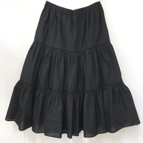 Tiered Skirt / Black