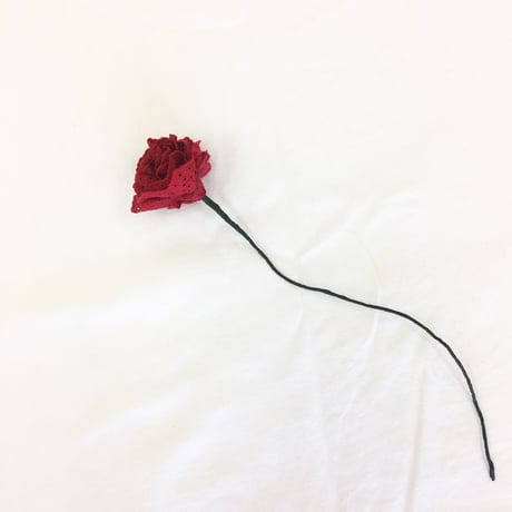 Artificial Flower / Carmine Red
