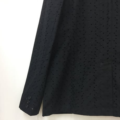 Floral Embroidered Jacket / Black