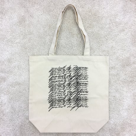 Printed Canvas Tote "Waves" / Natural