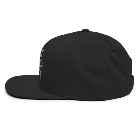 pdJ Snapback Hat "Monogram" / Black