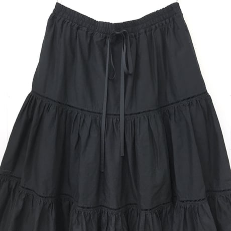 Tiered Skirt / Black