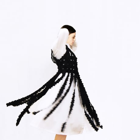 Woven Lace Vest / Black