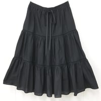 Tiered Skirt / Black