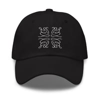 pdJ Dad Hat "Monogram" / Black