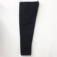 Floral Embroidered Trousers / Black