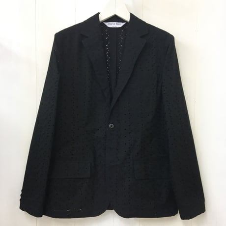 Floral Embroidered Jacket / Black