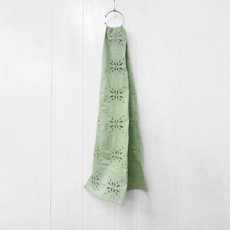 pdJ Light Weight Cotton Shawl / Celadon