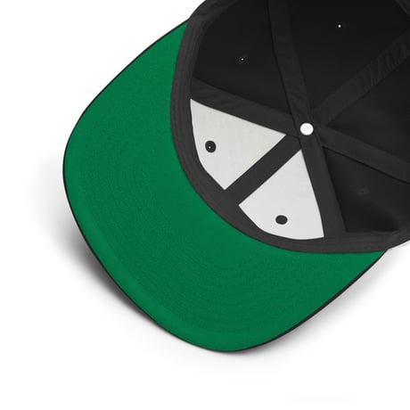 pdJ Snapback Hat "Monogram" / Black