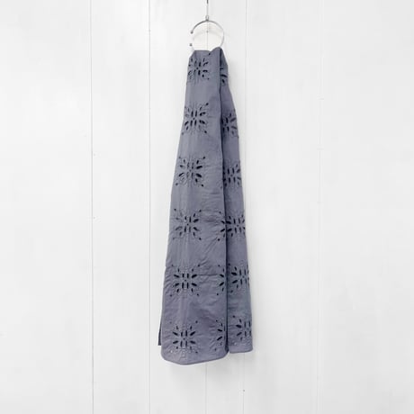 pdJ Light Weight Cotton Shawl / Medium Gray