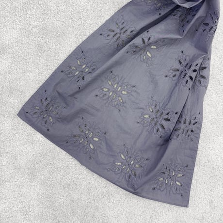 pdJ Light Weight Cotton Shawl / Medium Gray