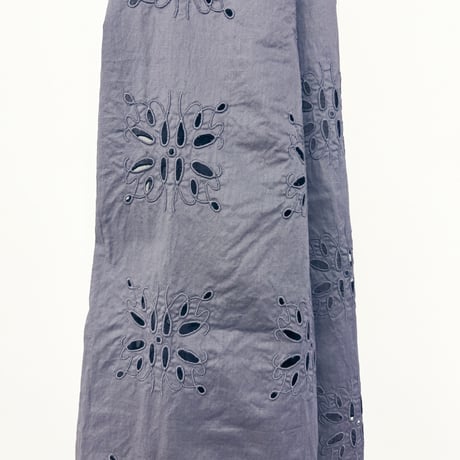 pdJ Light Weight Cotton Shawl / Medium Gray