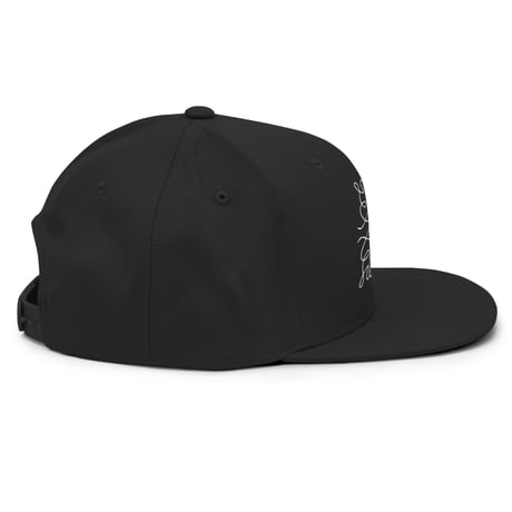 pdJ Snapback Hat "Monogram" / Black