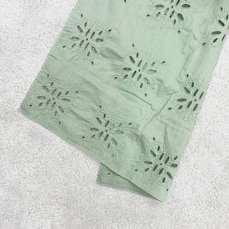 pdJ Light Weight Cotton Shawl / Celadon