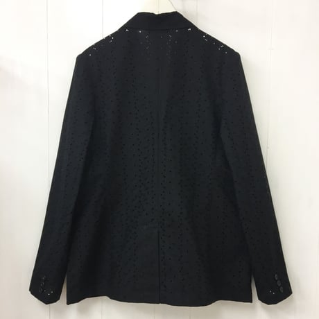 Floral Embroidered Jacket / Black