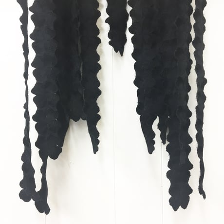 Woven Lace Vest / Black