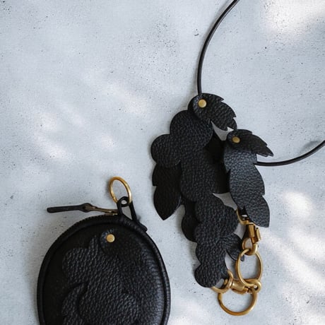 mimosa leather compact wallet