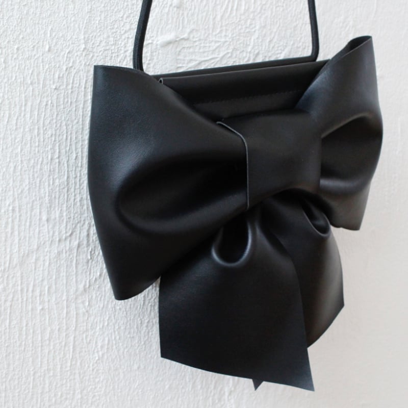 forbitches BOW BAG バッグ リボン型 ブラック forbitches BOW BAG バッグ リボン型 ブラック forbitches BOW