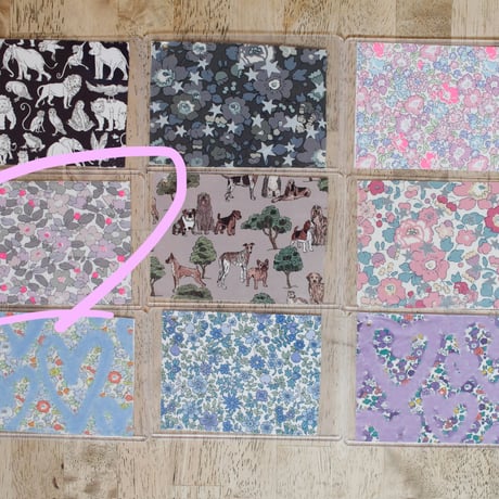 Y／刺繍シルバー:移動ポケット（liberty)