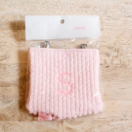 S/刺繍pink:移動ポケット（liberty)