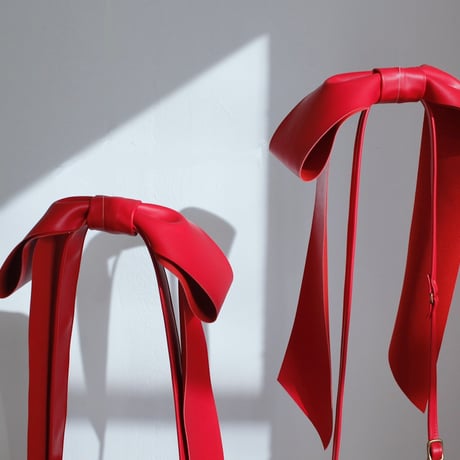 made from RINGOTEX  ／　BIG BOW BAG