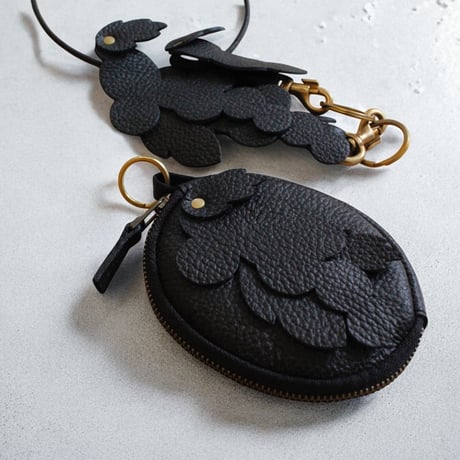 mimosa leather compact wallet
