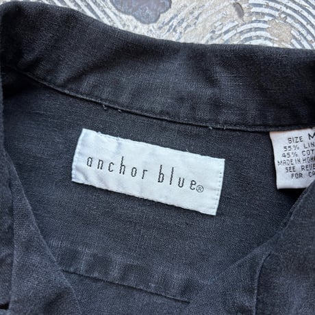 Open Collar Linen Cotton Shirt
