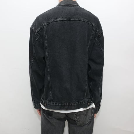 90's Levi's 70507-4858 Black Denim Jacket  MADE IN USA