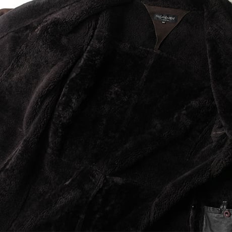 Vintage Yves Saint Laurent Mouton Coat
