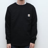 カーハート ポケット付きスウェット Carhartt Black