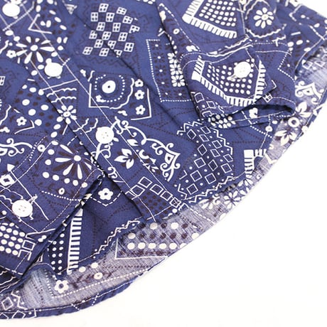 Vintage Bandana Pattern L/S Shirt