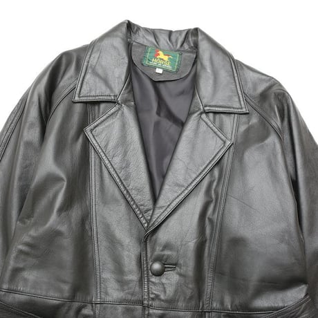 Black Leather Coat
