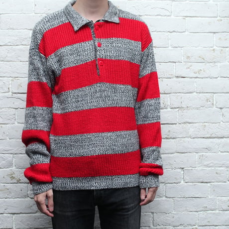 ボーダー襟付きニット St Johns Bay Sweater