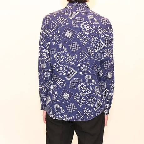 Vintage Bandana Pattern L/S Shirt