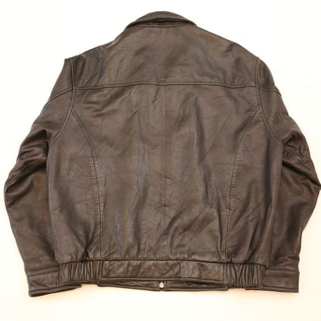HATHAWAY Black Leather Jacket
