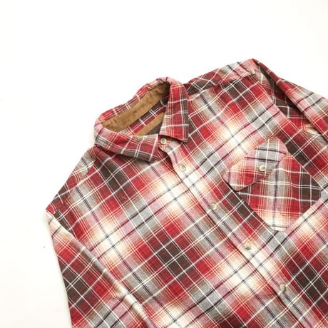 Ombre Check Flannel Shirt