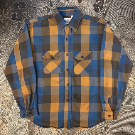 80s Five Brother Cotton Heavy Flannel Shirt