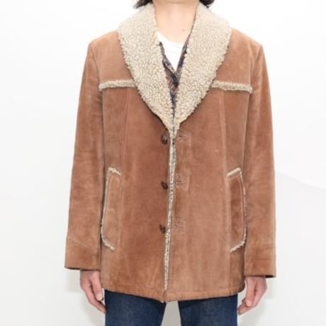 LAKELAND Suede Leather Shearing Coat