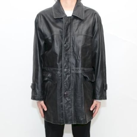 Black Leather Coat