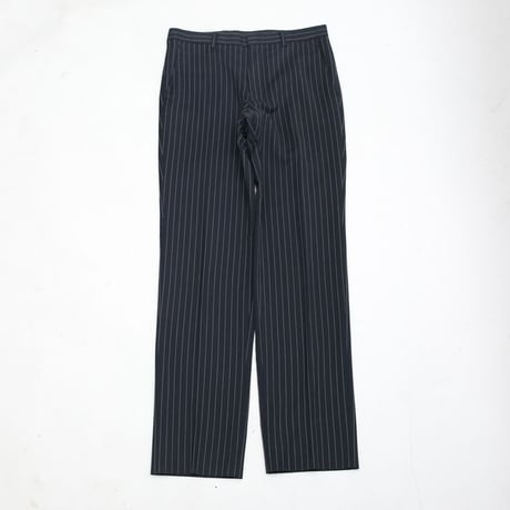 Stripe Pants Slim Straight