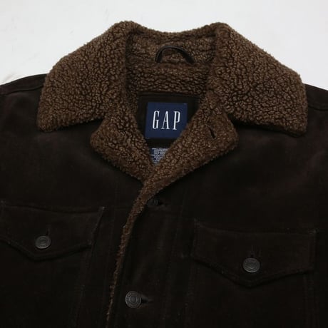 Old Gap Suede Boa Jacket