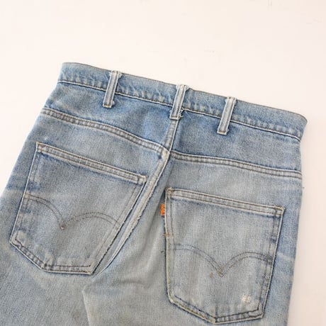 70's Levi's 646  Damaged Flare Denim Pants