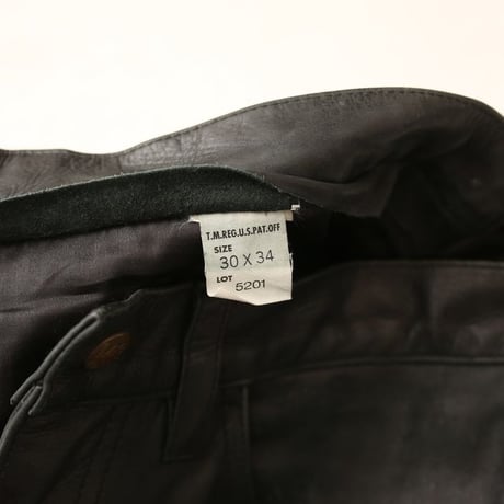 Lee Black Leather Pants Slim Fit