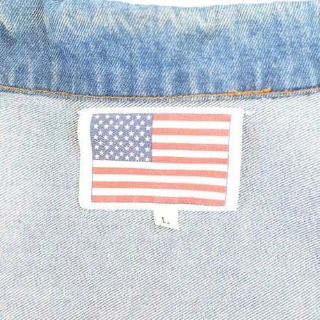 Vintage Denim Jacket Loose Silhouette